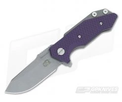 Hinderer Knives Half Track 2.75" Purple G10 Working Finish