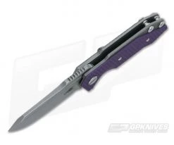 Hinderer Knives Half Track 2.75" Purple G10 Working Finish -Outlet Flippers Store 0394 3