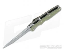 Hinderer Green Eklipse Gen2 20CV WF Harpoon Tanto Battle Bronze Frame -Outlet Flippers Store 0424 3