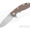 Hinderer Knives XM-18 3" FDE Recurve Battle Blue Flipper -Outlet Flippers Store 0425 1 1