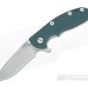 Hinderer Knives XM-18 3" Dark Green Recurve Bronze Ano Flipper -Outlet Flippers Store 0428