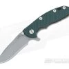 Hinderer Knives XM-18 3" Dark Green Recurve WF Battle Bronze Flipper -Outlet Flippers Store 0429 1