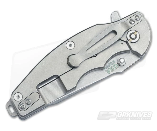 Hinderer Knives Jurassic 3.25" Blue G10 SpearPoint Stonewash 4 Hinderer Knives Jurassic 3.25" Blue G10 SpearPoint Stonewash - Image 2