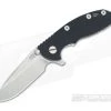 Hinderer Knives XM-18 3" Black SpearPoint Stonewashed Flipper -Outlet Flippers Store 0443 1