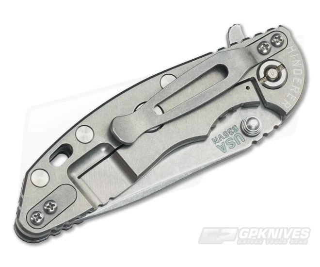 Hinderer Knives XM-18 3" Black SpearPoint Stonewashed Flipper 4 Hinderer Knives XM-18 3" Black SpearPoint Stonewashed Flipper - Image 2