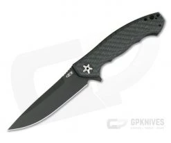 Zero Tolerance 0452GL Glow Carbon Fiber Black DLC S35VN Flipper Sprint Run