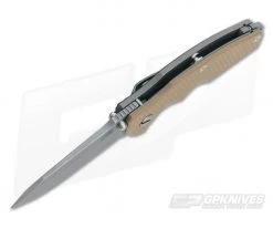 Hinderer Knives Jurassic 3.25" Coyote G10 SpearPoint WF -Outlet Flippers Store 0455 3