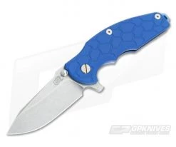Hinderer Knives Jurassic 3.25" Blue G10 SpearPoint Blue Ano