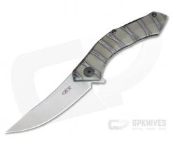 Zero Tolerance 0460TI Flame Anodized Titanium KVT Frame Lock Flipper CPM-20CV