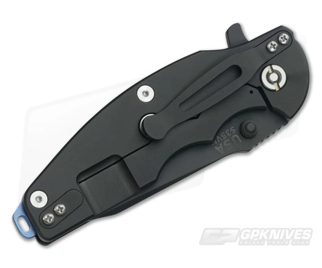 Hinderer Knives Jurassic Black DLC 3.25" Black XM G10 SpearPoint 4 Hinderer Knives Jurassic Black DLC 3.25" Black XM G10 SpearPoint - Image 2
