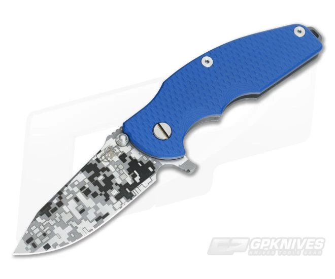 Hinderer Knives Digi Camo Jurassic S35VN Spear Point Blue XM G10 #074 3 Hinderer Knives Digi Camo Jurassic S35VN Spear Point Blue XM G10 #074