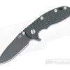Hinderer Knives XM-18 3" Green/Black Spanto Black DLC Flipper #1 -Outlet Flippers Store 0476 1