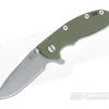 Hinderer Knives XM-18 3" OD Green Spanto Working Finish Flipper -Outlet Flippers Store 0482 1
