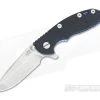 Hinderer Knives XM-18 3" Black Spanto Stonewashed Blue Ano Flipper -Outlet Flippers Store 0484 1
