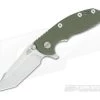 Hinderer Knives XM-18 3" OD Green Harpoon Tanto Stonewashed Flipper -Outlet Flippers Store 0487
