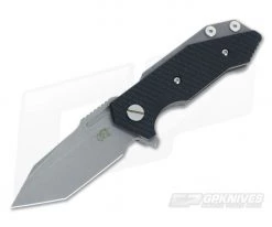 Hinderer Knives Half Track Tanto 20CV Black G10 Working Finish