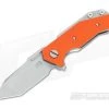 Hinderer Knives Half Track Tanto 20CV Orange G10 Stonewash Finish -Outlet Flippers Store 0502 1