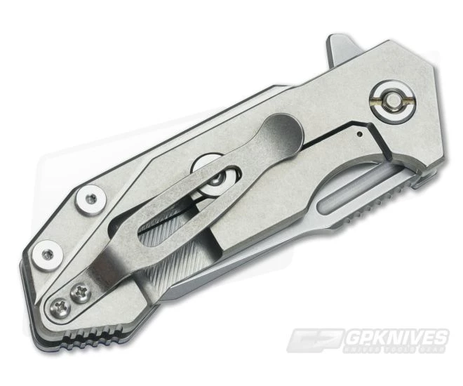 Hinderer Knives Half Track Tanto 20CV Blue G10 Stonewash Finish 4 Hinderer Knives Half Track Tanto 20CV Blue G10 Stonewash Finish - Image 2