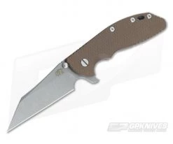 Hinderer Knives XM-24 Brown M390 Wharncliffe Working Finish