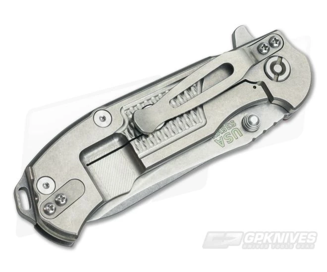 Hinderer Knives MP-1 Red Linen Micarta 3.25" Stonewashed Flipper 4 Hinderer Knives MP-1 Red Linen Micarta 3.25" Stonewashed Flipper - Image 2