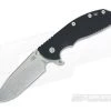 Hinderer Knives XM-24 Skinny Slicer Black G10 Stonewash S35VN Flipper -Outlet Flippers Store 0524 1