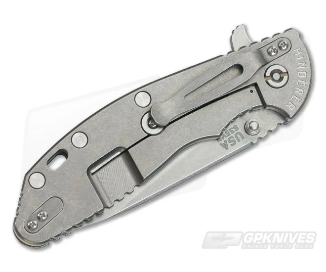 Hinderer Knives XM-24 Skinny Slicer Blue G10 Stonewash S35VN Flipper 4 Hinderer Knives XM-24 Skinny Slicer Blue G10 Stonewash S35VN Flipper - Image 2