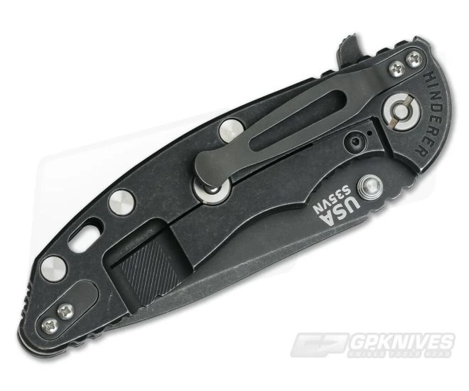 Hinderer Knives XM-18 3.5" GEN 5 Spanto Battle Black S35VN OD Green & Black G10 4 Hinderer Knives XM-18 3.5" GEN 5 Spanto Battle Black S35VN OD Green & Black G10 - Image 2