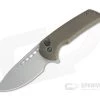 WE Knives x Ferrum Forge Mini Malice Blasted 20CV Stonewashed Bronze Button Lock Flipper WE054BL-4 -Outlet Flippers Store 054bl 4 1