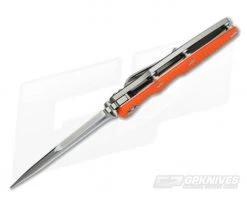 Hinderer Eklipse Gen2 Harpoon Spanto 20CV Stonewash Orange G10 -Outlet Flippers Store 0562 3 2