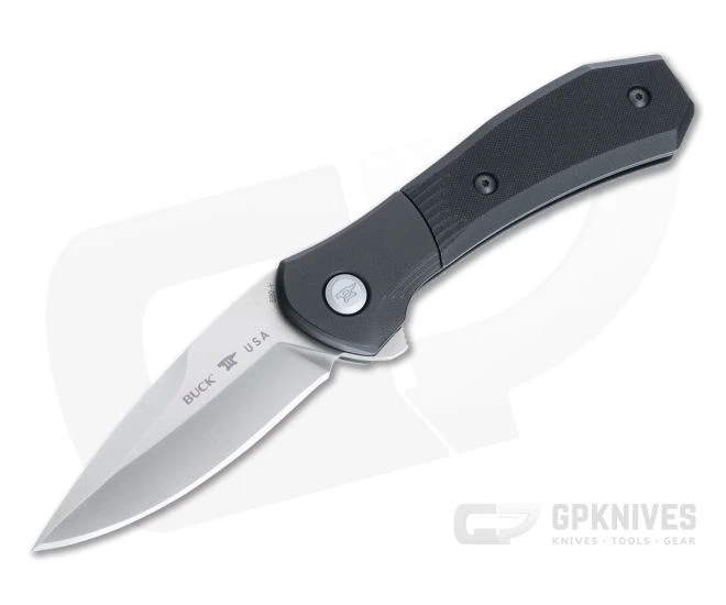 Buck 590 Paradigm Assisted Flipper S35VN Black G10 Bolster Lock Folding Knife 0590BKS 3 Buck 590 Paradigm Assisted Flipper S35VN Black G10 Bolster Lock Folding Knife 0590BKS