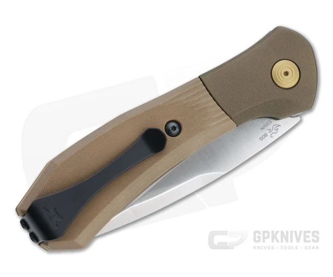 Buck 591 Paradigm Shift S35VN Brown G10 Bolster Lock Automatic Folding Knife 0591BRS 4 Buck 591 Paradigm Shift S35VN Brown G10 Bolster Lock Automatic Folding Knife 0591BRS - Image 2