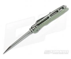 Hinderer Knives XM-18 3.5" GEN 5 Wharncliffe Stonewash 20CV Translucent G10 -Outlet Flippers Store 0593 3