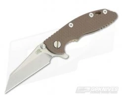 Hinderer XM-18 3" GEN 6 SW 20CV Wharncliffe FDE G10 Bronze Tri-Way Pivot Flipper