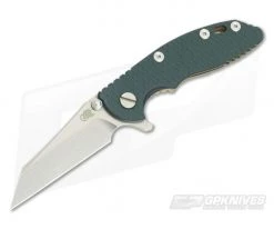 Hinderer XM-18 3" GEN 6 SW 20CV Wharncliffe Dark Green G10 Bronze Tri-Way Pivot Flipper
