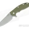 Hinderer XM-18 3.5" GEN 6 Sheepsfoot WF 20CV OD Green G10 Tri-Way Pivot Flipper -Outlet Flippers Store 0614