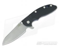 Hinderer XM-18 3.5" GEN 6 Sheepsfoot WF 20CV Black G10 Battle Blue Tri-Way Pivot Flipper
