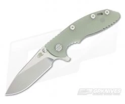 Hinderer XM-18 3" GEN 6 Stonewash 20CV Slicer Translucent G10 Tri-Way Pivot Flipper