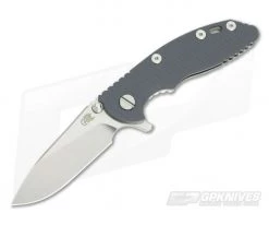 Hinderer XM-18 3" GEN 6 Stonewash 20CV Slicer Grey G10 Tri-Way Pivot Flipper