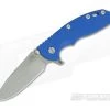 Hinderer XM-18 3.5" GEN 6 Skinny Slicer Working Finish 20CV Blue G10 Tri-Way Pivot Flipper -Outlet Flippers Store 0630 3
