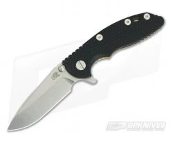 Hinderer XM-18 3" GEN 6 Stonewash Bronze Ti 20CV Spear Point Black G10 Tri-Way Pivot Flipper