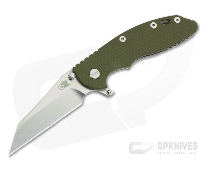 Hinderer Knives XM-18 3.5" Fatty Wharncliffe GEN 6 Tri-Way Stonewashed 20CV OD Green 3 Hinderer Knives XM-18 3.5" Fatty Wharncliffe GEN 6 Tri-Way Stonewashed 20CV OD Green
