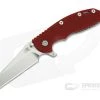 Hinderer Knives XM-18 3.5" Fatty Wharncliffe GEN 6 Tri-Way Stonewashed 20CV Red 2 Hinderer Knives XM-18 3.5" Fatty Wharncliffe GEN 6 Tri-Way Stonewashed 20CV Red -Outlet Flippers Store 0664