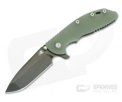 Hinderer Knives XM-24 Translucent Spanto GEN 6 Tri-Way Stonewash Black DLC 20CV