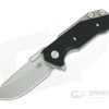 Hinderer Knives Half Track Tri-Way Spear Point Stonewash 20CV Black G10