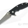 Hinderer Knives XM-18 3.5" Black Fatty Wharncliffe Tri-Way Stonewashed DLC Black 20CV 1 Hinderer Knives XM-18 3.5" Black Fatty Wharncliffe Tri-Way Stonewashed DLC Black 20CV -Outlet Flippers Store 0683