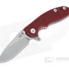 Hinderer XM-18 3" Skinny Slicer Liner Lock Stonewashed 20CV Red G10 Tri-Way Pivot Flipper -Outlet Flippers Store 0699