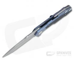 Hinderer Knives Full Track Spanto Working Finish S35VN Battle Blue Black G10 Tri-Way Pivot Flipper 7 Hinderer Knives Full Track Spanto Working Finish S35VN Battle Blue Black G10 Tri-Way Pivot Flipper -Outlet Flippers Store 0713 3