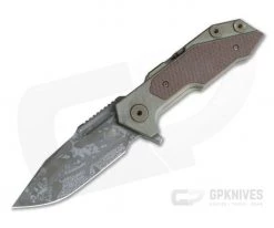 Hinderer Knives Full Track Spanto S35VN Battlefield Pickup FDE G10 Tri-Way Pivot Flipper 0725