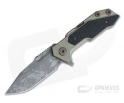 Hinderer Knives Full Track Spanto S35VN Battlefield Pickup Black G10 Tri-Way Pivot Flipper 0727