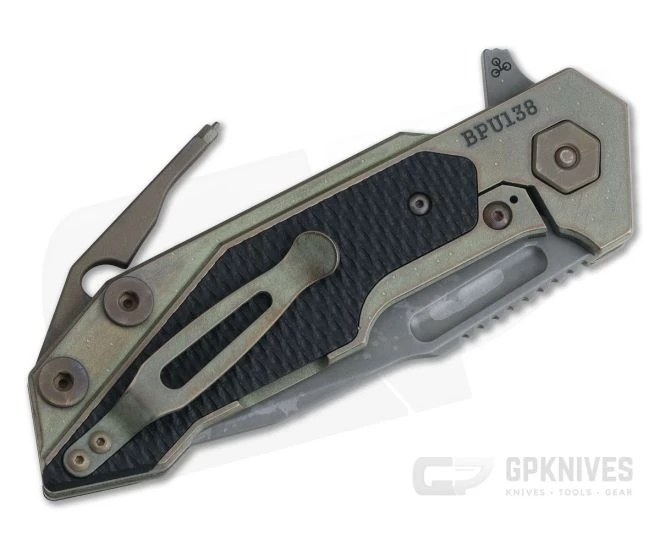 Hinderer Knives Full Track Spanto S35VN Battlefield Pickup Black G10 Tri-Way Pivot Flipper 0727 4 Hinderer Knives Full Track Spanto S35VN Battlefield Pickup Black G10 Tri-Way Pivot Flipper 0727 - Image 2